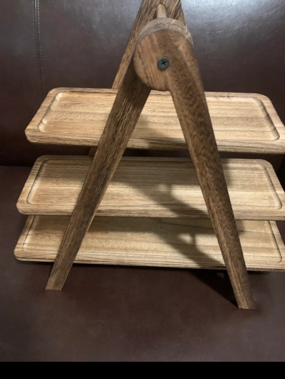 NWIB Wood 3 tier display trays  *** PRICE FIRM***